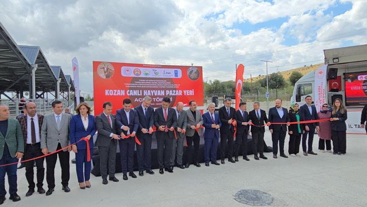 Kozan'da canlı hayvan pazarı hizmete açıldı