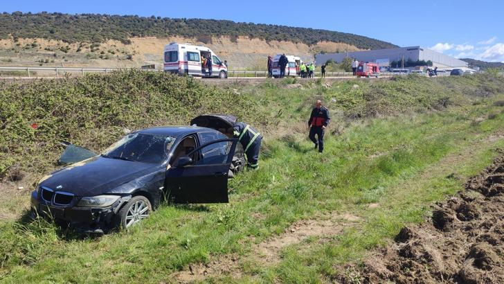 Edirne’de otomobiller çarpıştı: 5 yaralı