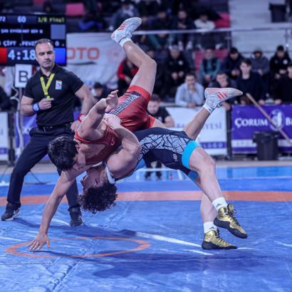 U20 Grekoromen Stil Güreş Türkiye Şampiyonası’nda ilk gün sona erdi