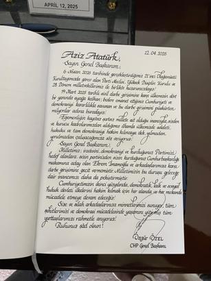 Özgür Özel, Anıtkabir'i ziyaret etti