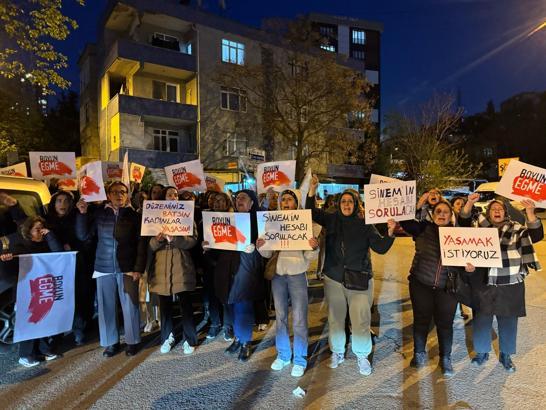 İstanbul - Çatalca'da öldürülen Sinem Çeşim için Kartal’da yürüyüş düzenlendi