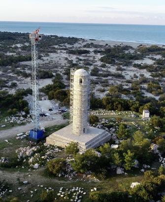 2 bin yıllık Patara Deniz Feneri'nin restorasyonu tamamlandı