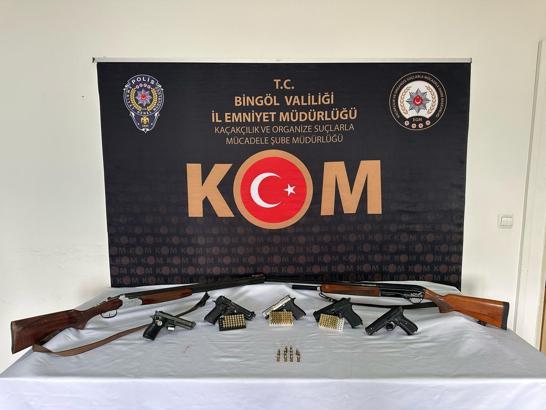 Bingöl’de silah kaçakçılığı operasyonu: 2 tutuklama