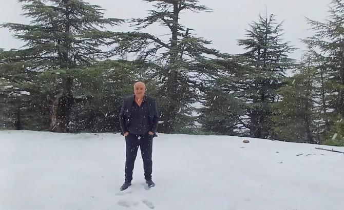 Gaziantep’te yaylalara kar yağdı