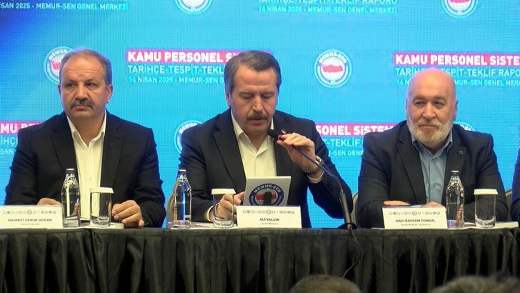 Memur-Sen Genel Başkanı Yalçın: Toplu Sözleşme ile ilgili düzenlemeyi takip edeceğiz