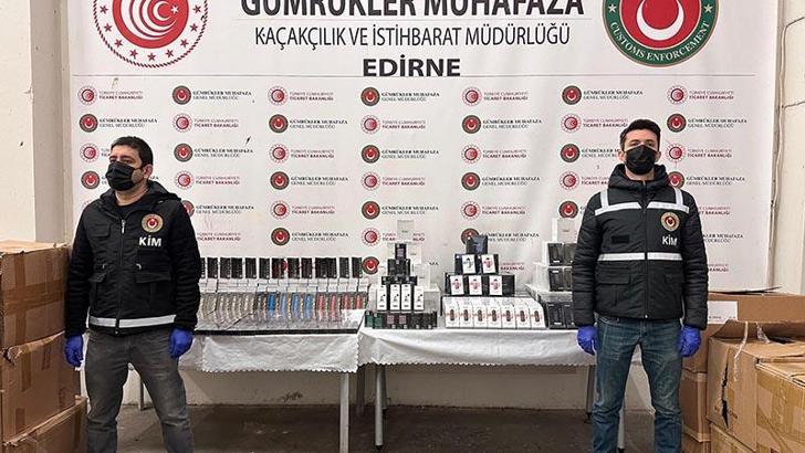 Kapıkule'deki TIR'da 463 kilo kimyasal madde ele geçirildi