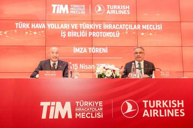 THY ve TİM, ihracatçının ulaşım maliyetlerini düşüren iş birliğini yeniledi