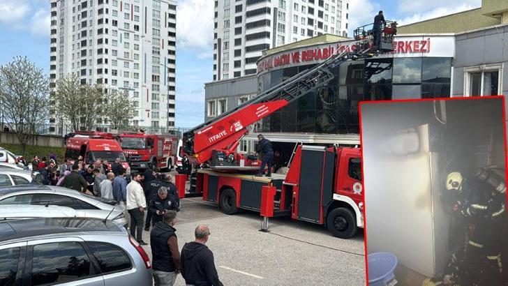 Samsun’da huzurevinde yangın; 85 kişi tahliye edildi