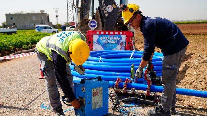 MESKİ, Tarsus'ta içme suyu altyapısını yeniliyor
