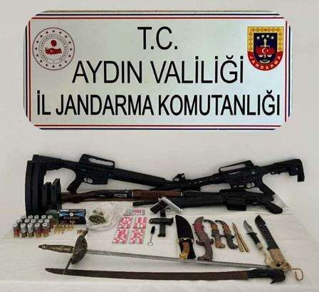 Aydın'da silah kaçakçılığı operasyonu; 10 gözaltı