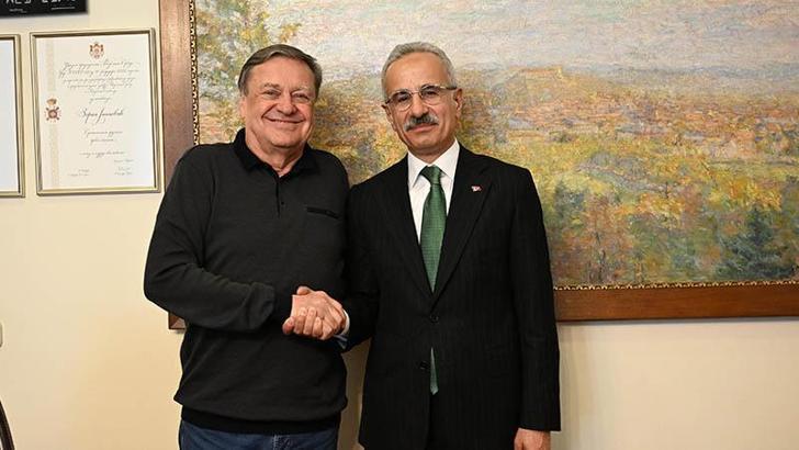 Bakan Uraloğlu, Lübliyana Belediye Başkanı Jankovic ile görüştü