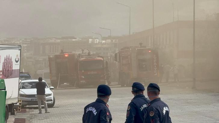 Diyarbakır'da sanayi sitesinde yangın