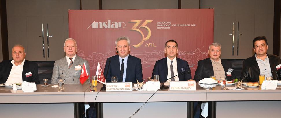 ANSİAD'ın konuğu Prof. Dr. Özdoğan