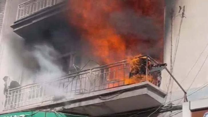 Konya'da yangın; 2 çocuk öldü, 4 kişi kurtarıldı