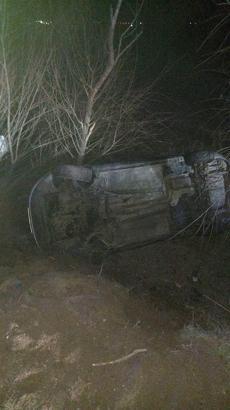 Nevşehir'de otomobil şarampole devrildi: 1 yaralı