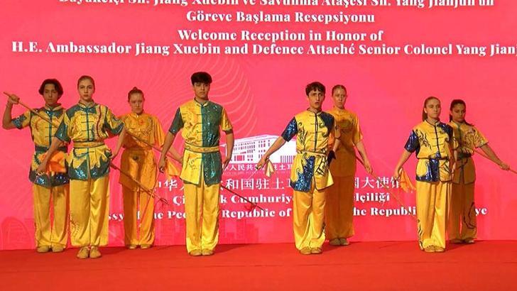 Jiang Xuebin'in Çin Büyükelçiliği görevi resepsiyonla kutlandı