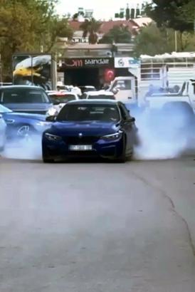 Sanayi sitesinde 'drift' atan sürücünün ehliyetine el konulup 46 bin TL ceza uygulandı