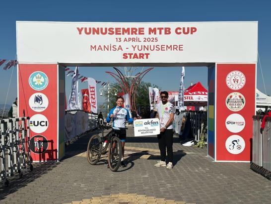 Milli sporcu Ekin Ereke, Dağ Bisikleti Yarışı’nda ikincilik elde etti