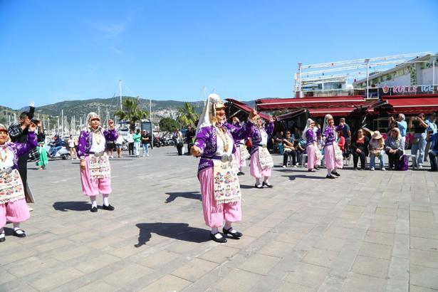 Bodrum’da turizm haftasında renkli kutlama