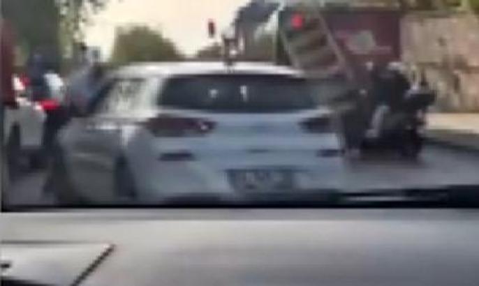İstanbul - Ataşehir'de trafik kavgası: Aracı kavga ettiği kişinin üzerine sürmeye çalıştı