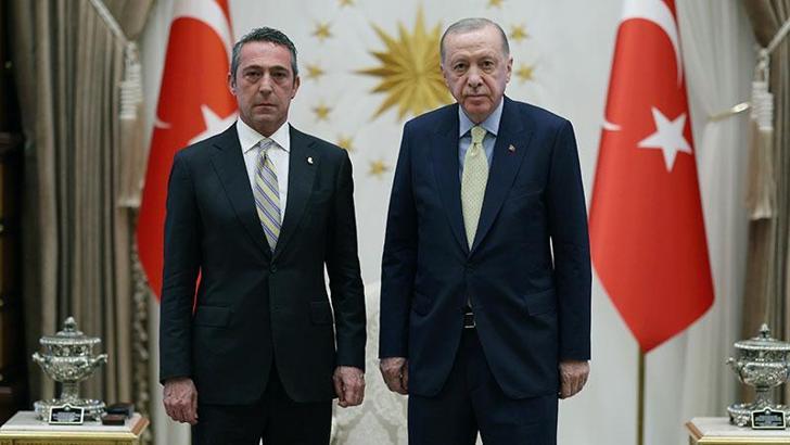 Cumhurbaşkanı Erdoğan, Fenerbahçe Başkanı Ali Koç'u kabul etti