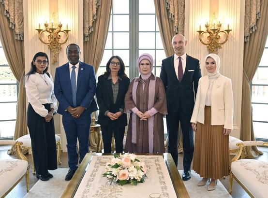 Emine Erdoğan, BM Genel Sekreteri Çocuklara Yönelik Şiddet Özel Temsilcisi M'jid ile görüştü