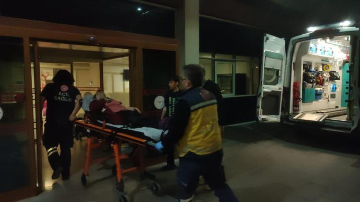 Sobadan çıkan gazdan etkilenen anne ile oğlu hastaneye kaldırıldı