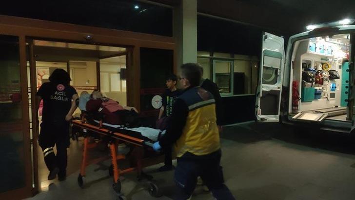 Sobadan çıkan gazdan etkilenen anne ile oğlu hastaneye kaldırıldı