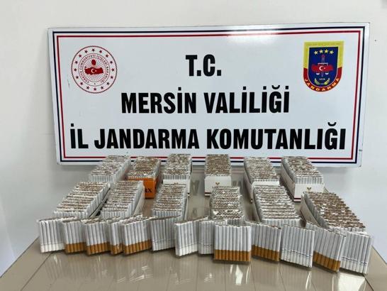 Mersin'de kaçak sigara operasyonu