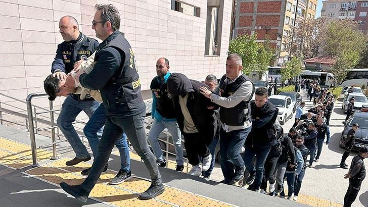 Eskişehir'de dolandırıcılık şüphelisi 71 kişi adliyede