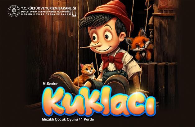 Kuklacı, minik seyirciler için geliyor