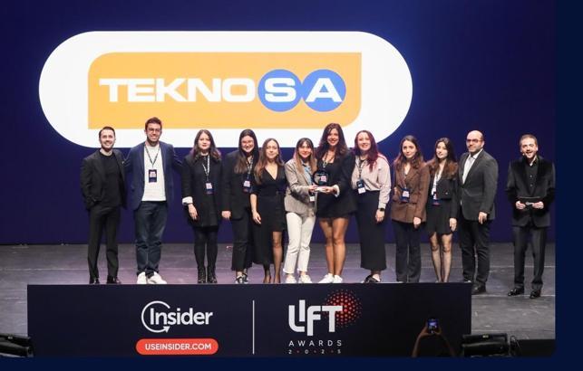Teknosa’ya Lift Awards’ta ‘En Etkili Yapay Zeka Kullanımı’ ödülü