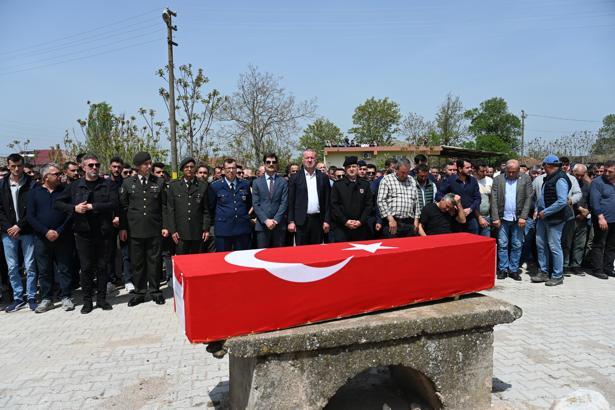 Siirt’te motosiklet kazasında hayatını kaybeden astsubay, Bursa’da toprağa verildi