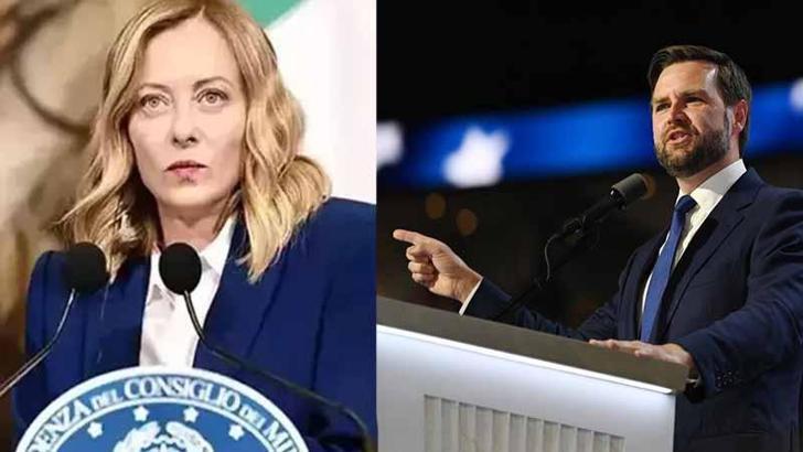 İtalya Başbakanı Meloni, ABD Başkan Yardımcısı Vance ile Roma'da görüştü