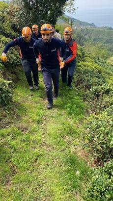 İlkel teleferiğin halatına dolanan çiftçi düşerek öldü