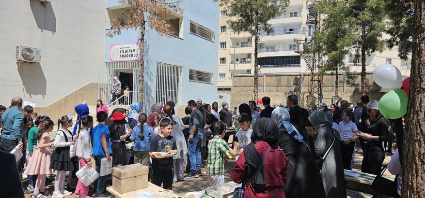 Nusaybin’de Gazze için okullarda yardım kermesi düzenlendi