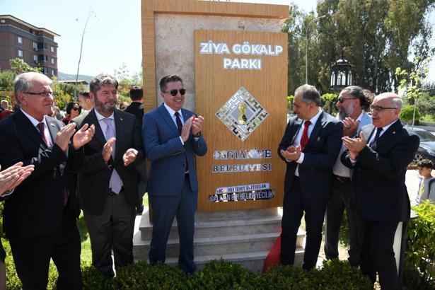 Osmaniye’de Ziya Gökalp Parkı törenle açıldı