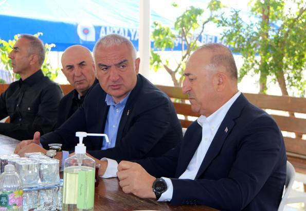 Bakan Ersoy ile Azerbaycan Dışişleri Bakanı Bayramov'dan Çavuşoğlu'na taziye ziyareti