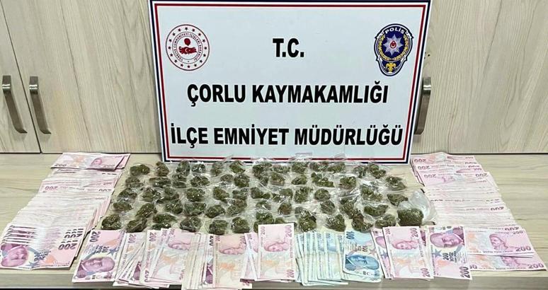 Çorlu'da yakalanan uyuşturucu satıcısı tutuklandı