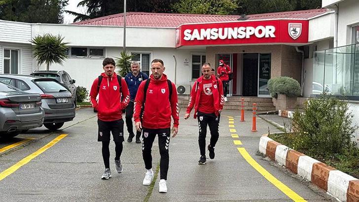 Samsunspor, Alanyaspor deplasmanı için yola çıktı