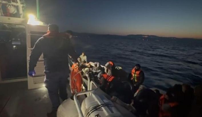 Çanakkale’de 12’si çocuk toplam 29 kaçak göçmen yakalandı