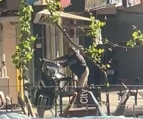 Kendisini tabancayla vuran şüpheliyi peşine düşüp yakaladı