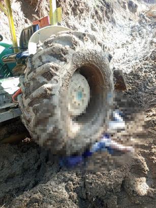 Traktöründen düşüp, tekerin altında car verdi