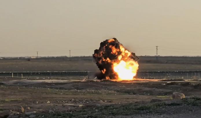 Nusaybin’de 2 mayın, kontrollü olarak imha edildi