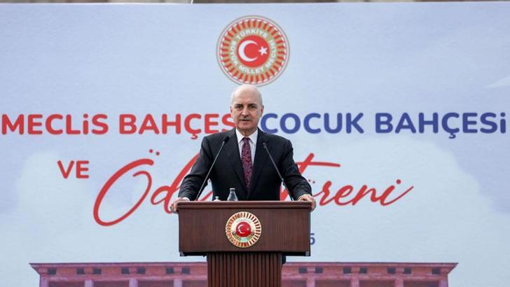 TBMM Başkanı Kurtulmuş: 23 Nisan'ın ilk anlamı milli egemenliğe sahip çıkmaktır