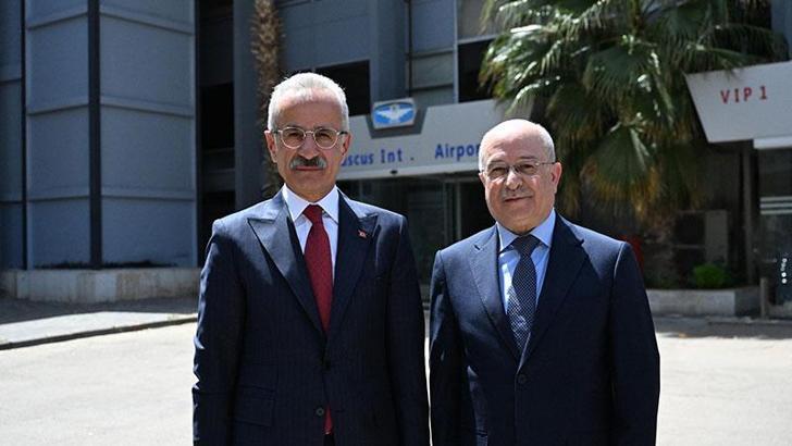 Ulaştırma ve Altyapı Bakanı Uraloğlu, Şam’da