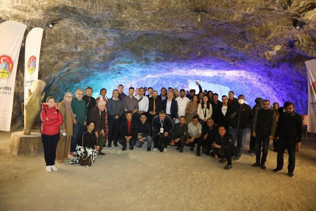 Çankırı Yer Altı Tuz Şehri, 15 ülkeden 35 ziyaretçi ağırladı