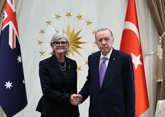 Cumhurbaşkanı Erdoğan, Avustralya Genel Valisi Mostyn ile görüştü