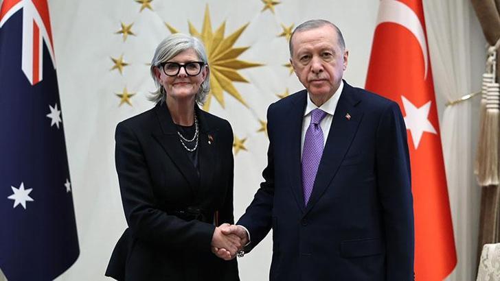 Cumhurbaşkanı Erdoğan, Avustralya Genel Valisi Mostyn ile görüştü