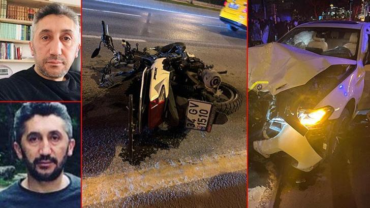 Maltepe'de otomobil ile çarpışan motosikletin sürücüsü hayatını kaybetti